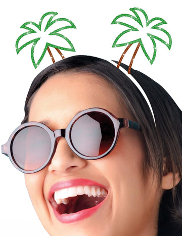 Kovová čelenka pro dospělé s motivem palmy