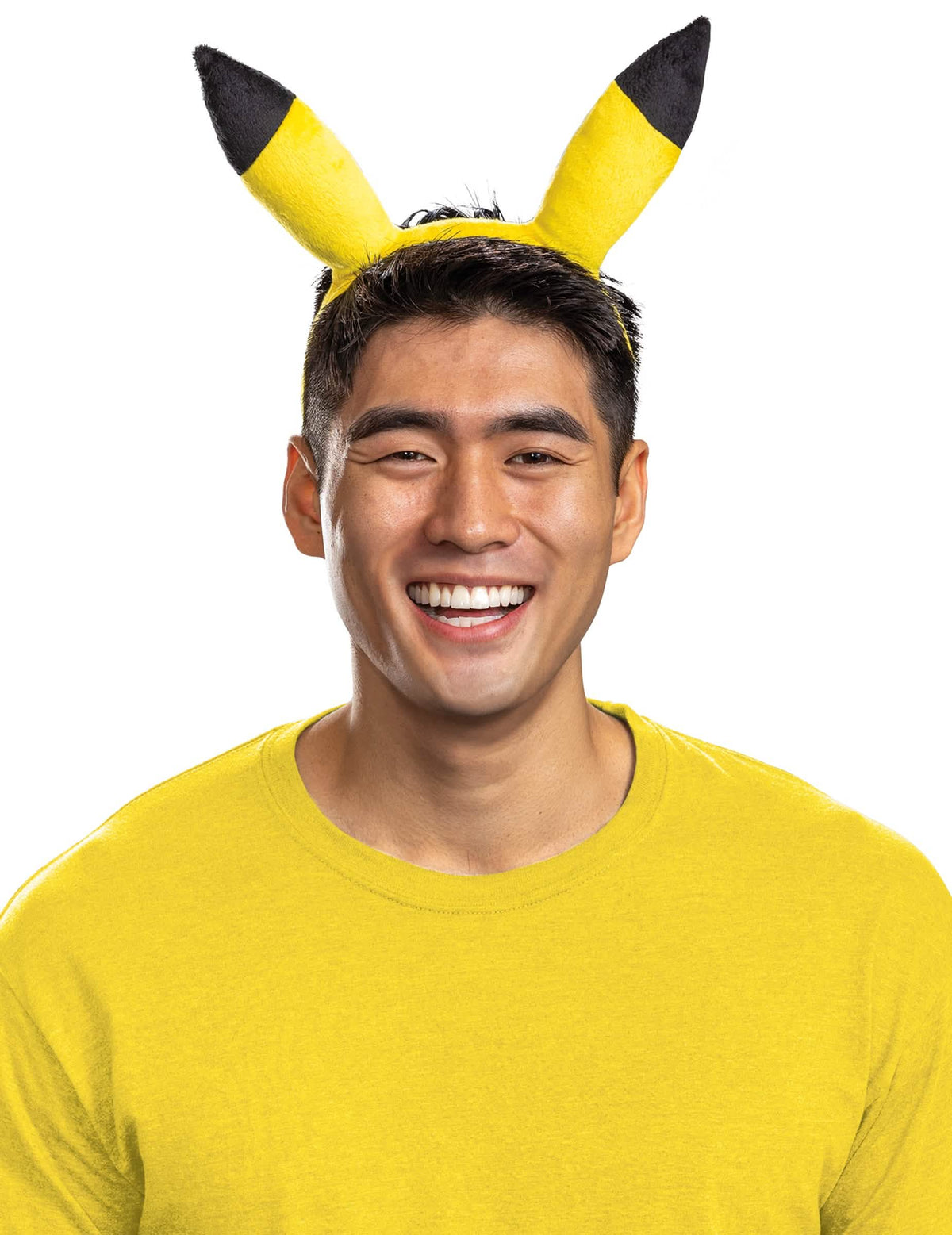 Vue de face du serre tête Pikachu pokémon