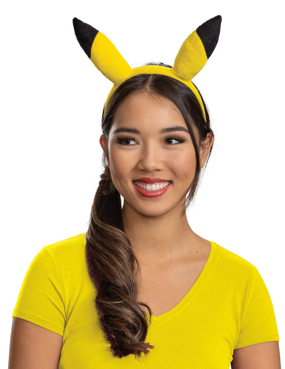 Vue de profil du serre tête Pikachu pokémon