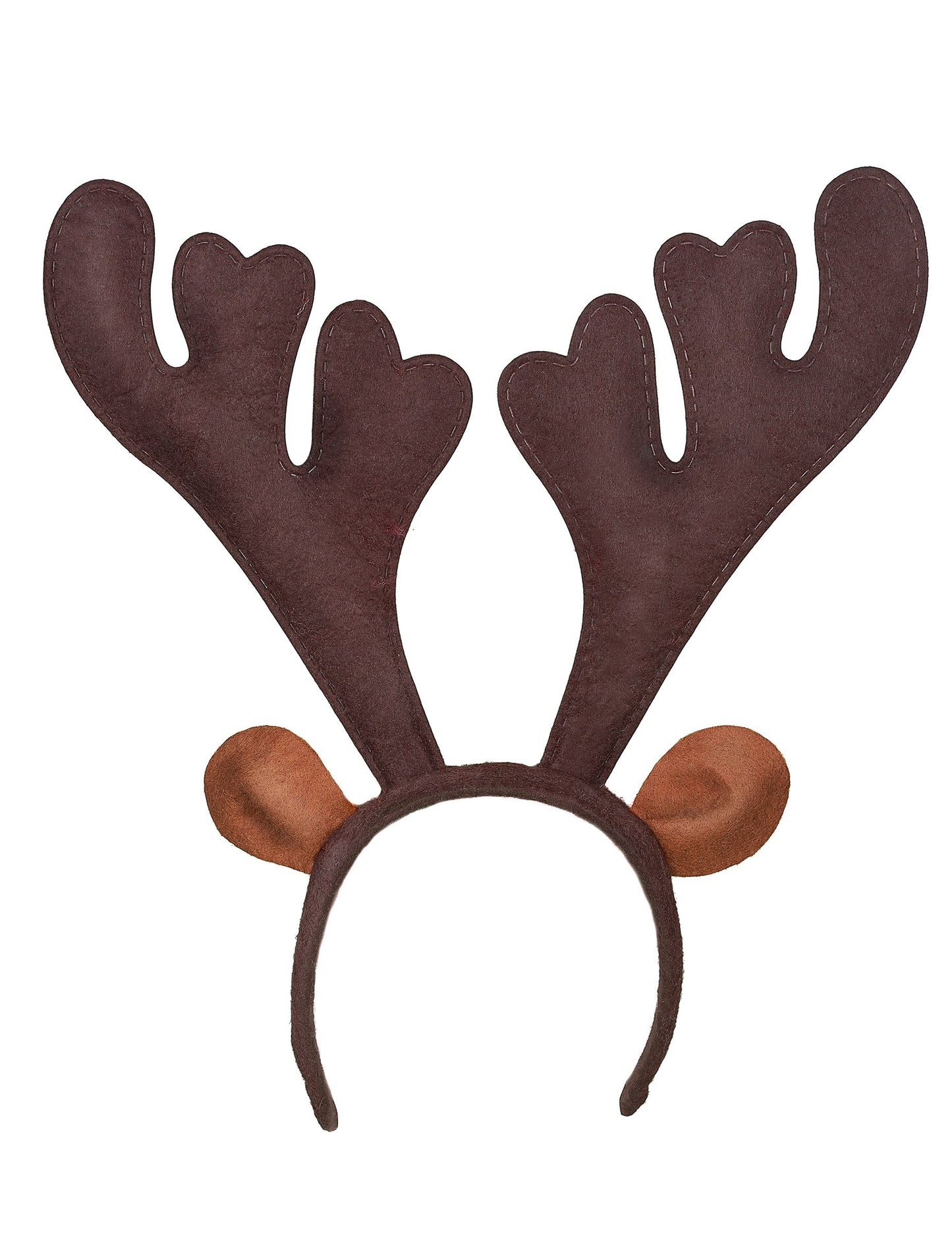 Realistická vánoční čelenka se sobíkem