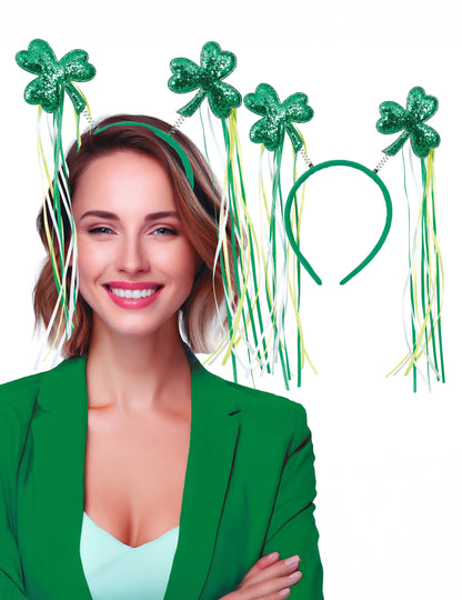 Čelenka s jetelem se stuhami svatého Patrika