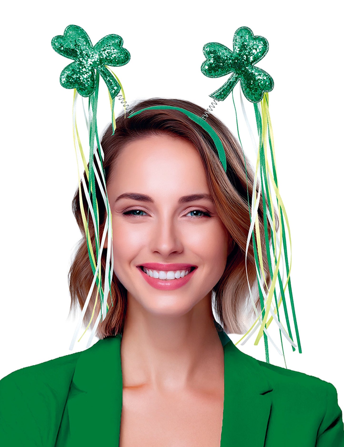 Čelenka s jetelem se stuhami svatého Patrika