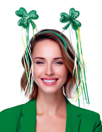 Čelenka s jetelem se stuhami svatého Patrika