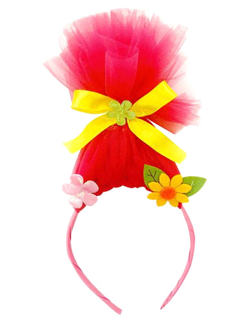 Čelenka s červeným trolem pro ženy