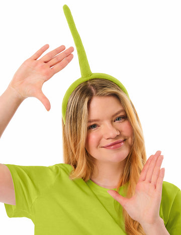 Čelenka pro dospělé Dipsy Teletubbies zelená