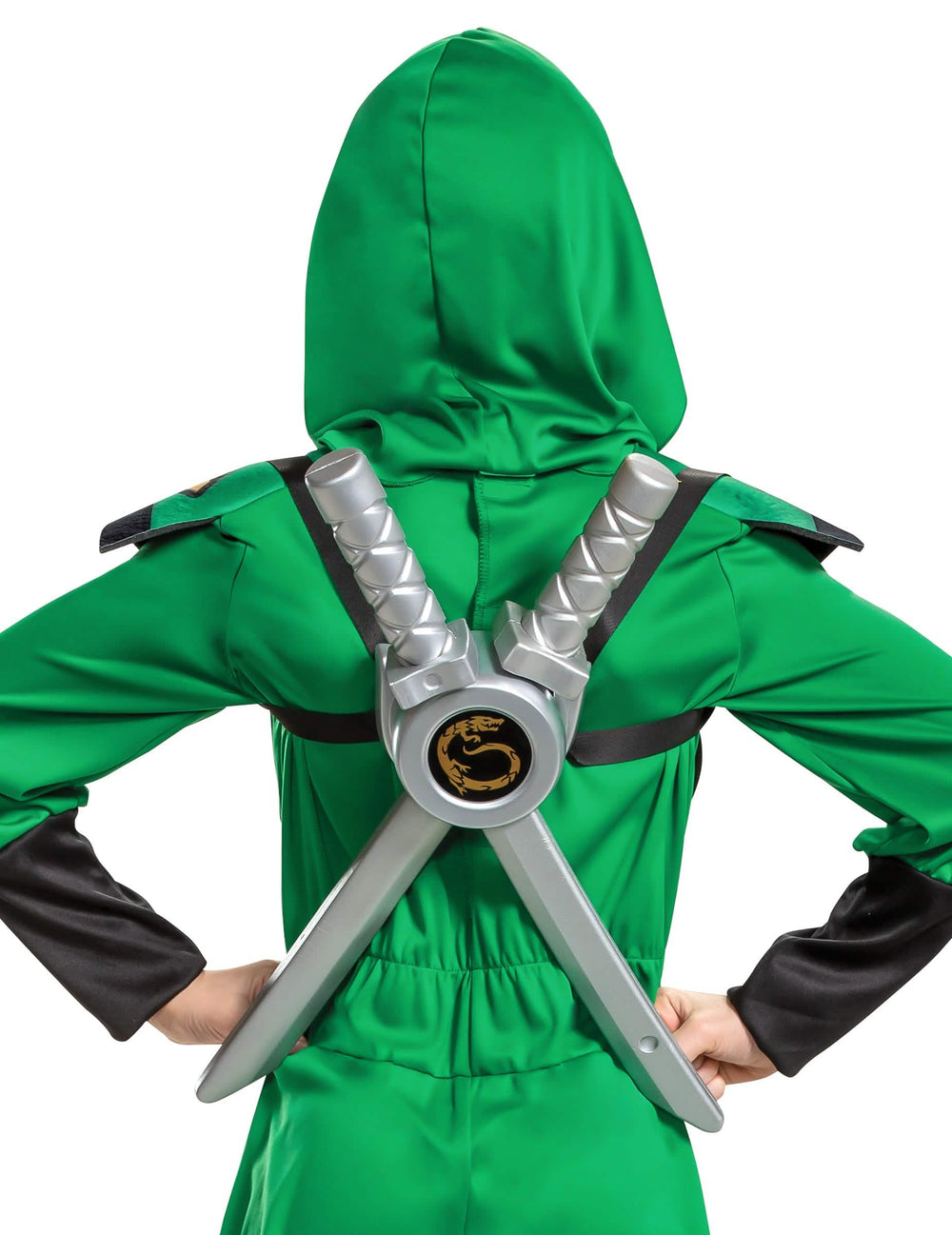 Pohled zezadu na sadu mečů Ninjago™ pro dítě