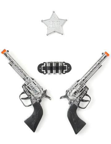 Sada 2 plastových pistolí pro děti