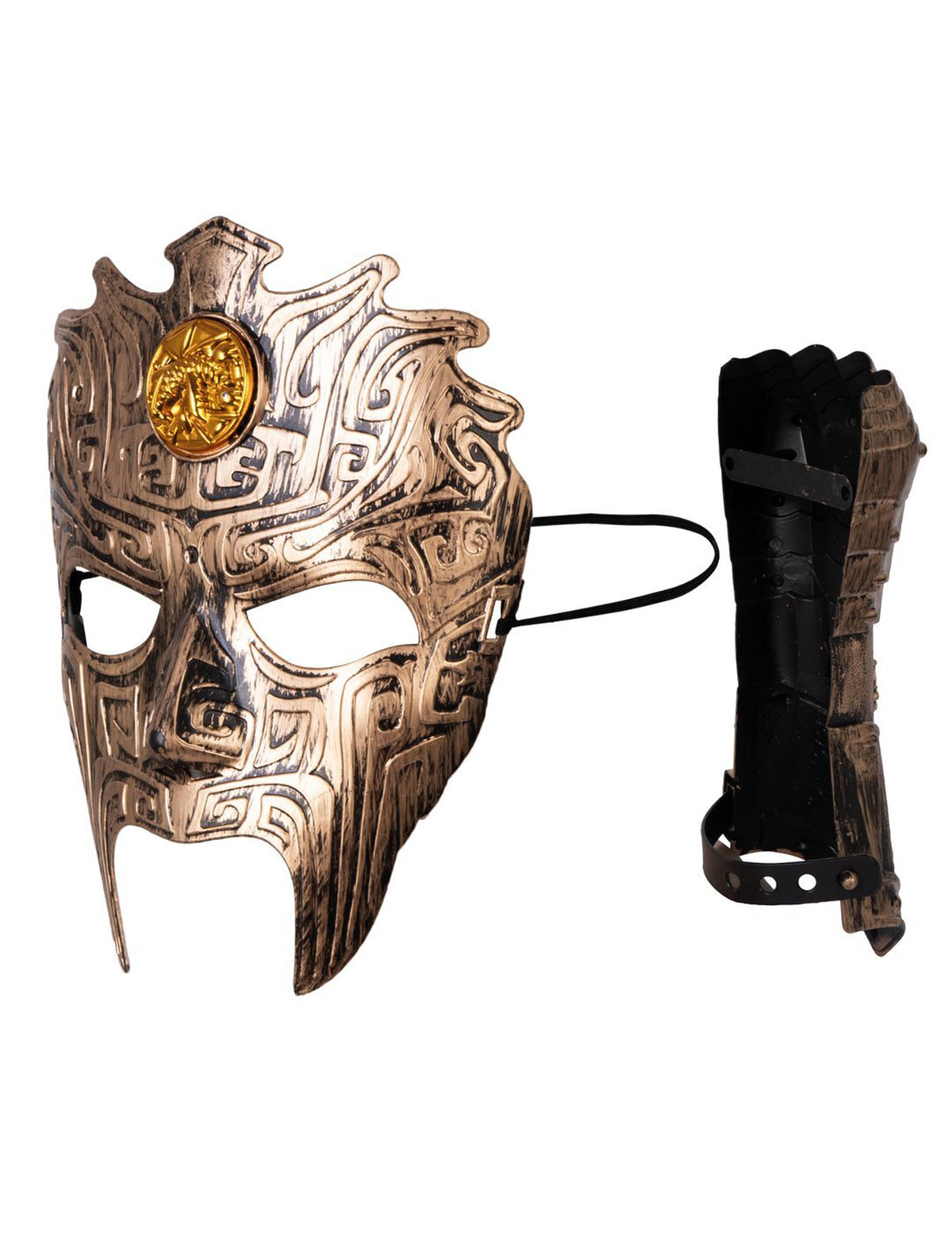 Set de guerrier antique Gant et masque enfant