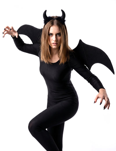 Halloweenská sada černých démonů