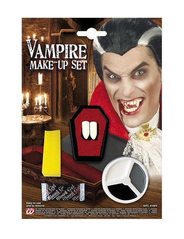 Sada pro dospělé s upírským make-upem na Halloween