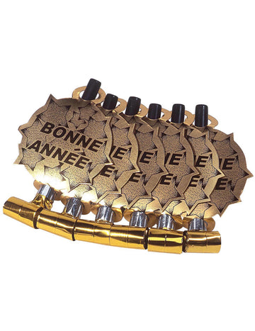 6 Zlatých bezgenových šťastný nový rok