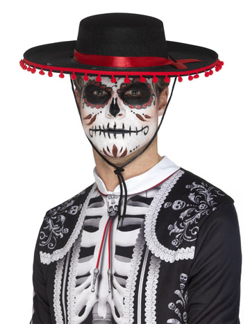 Sombrero Dia de los Muertos dospělý