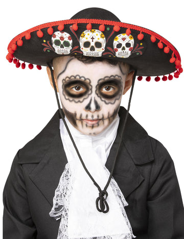 Sombrero Dia de los muertos dítě