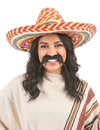 Vícebarevné mexické sombrero pro dospělé