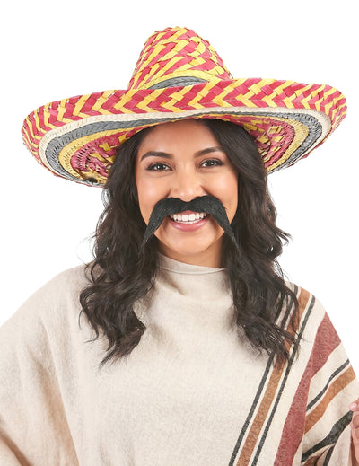 Vícebarevné mexické sombrero pro dospělé