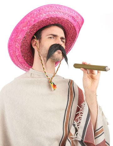 Růžový mexický sombrero pro dospělé