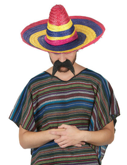 Dospělý vícebarevný Sombrero 50 cm