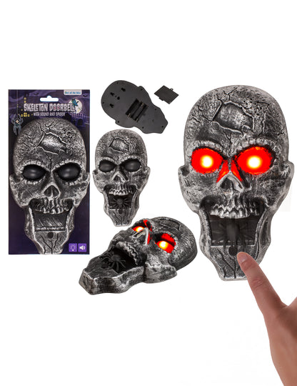 Světelný a zvukový skelet zvonku 14 x 28 cm