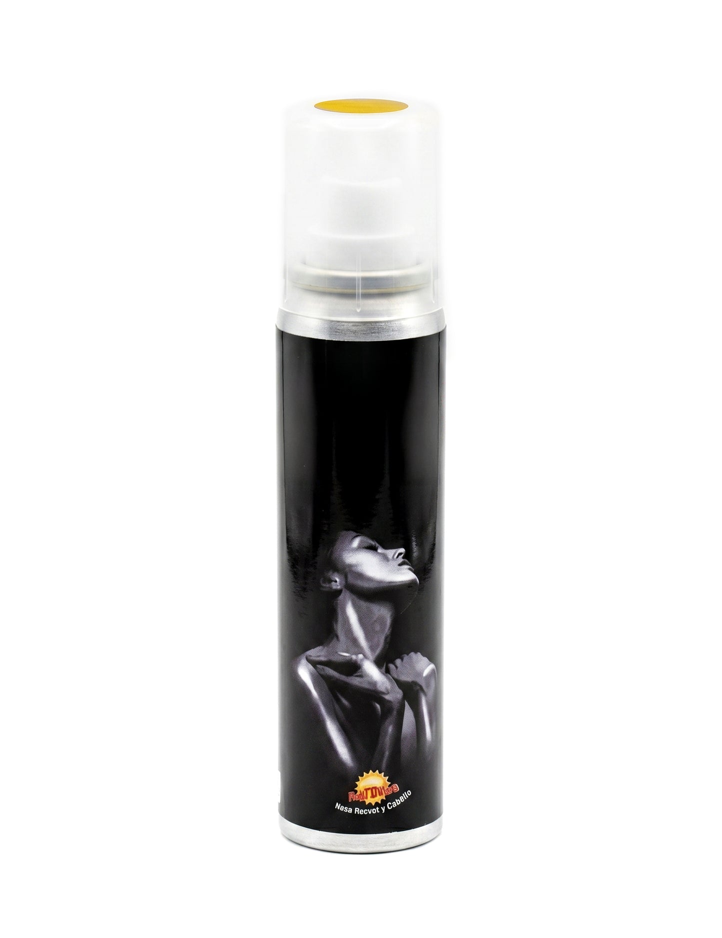 Gelbes Körperglitzerspray 75 ml