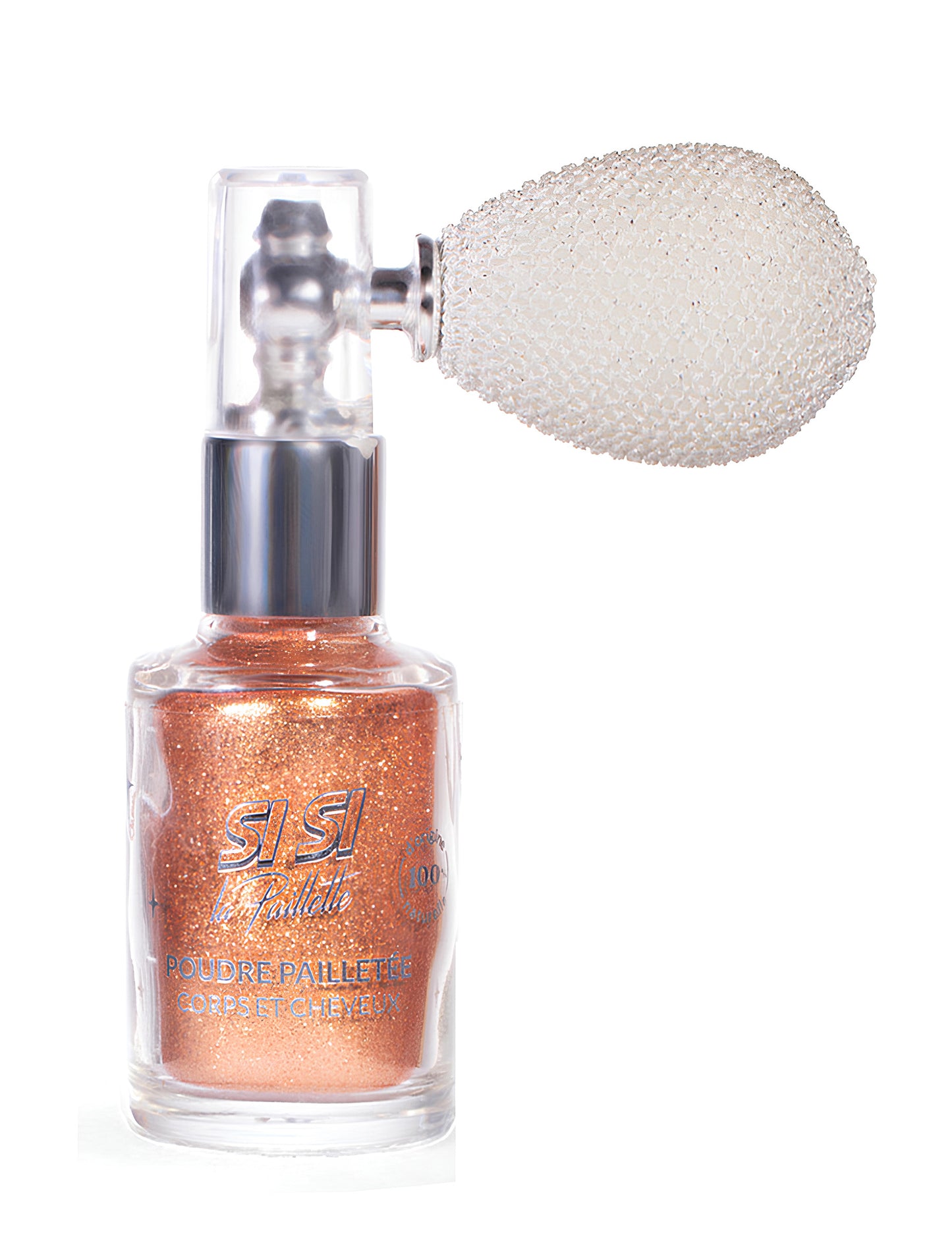 Zlatý třpytivý práškový sprej Si si la paillette 15 ml 