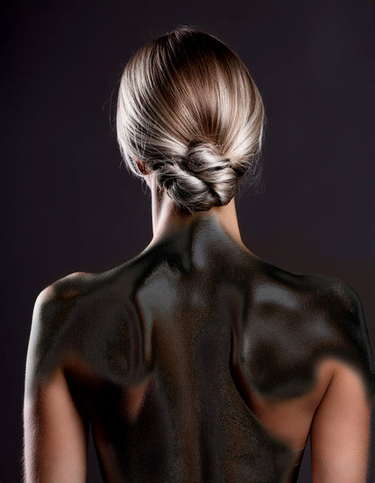 Schwarzes Glitzerspray 75 ml