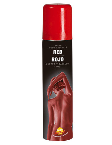 Tělový sprej s červeným třpytem 75ml