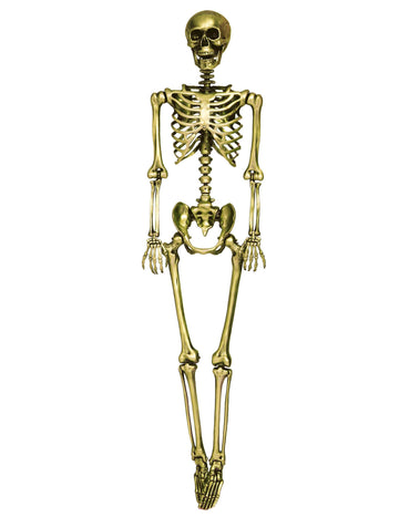 Zlatá visící kostra 90 cm