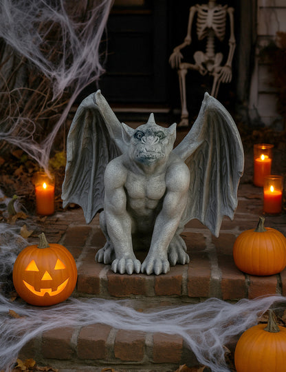 Socha chrliče z oxidu hořečnatého, 54 cm