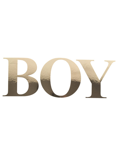 Nálepky se zlatými písmeny chlapce 15 cm pro miminko