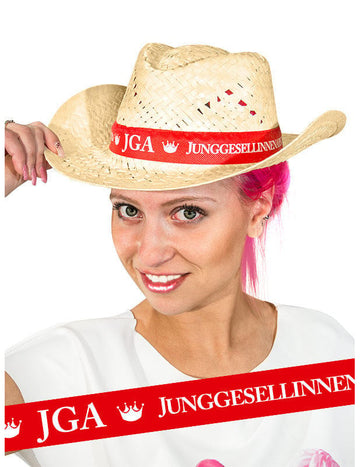 Strohhut Junggesellinnenabschied für Damen
