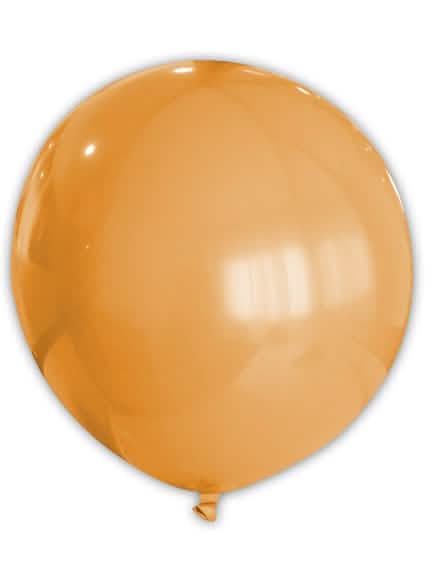 Oranžový balón na oranžová oslavu oranžová