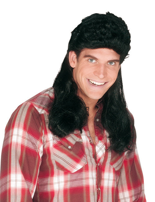 Super paruka Mullet černá 