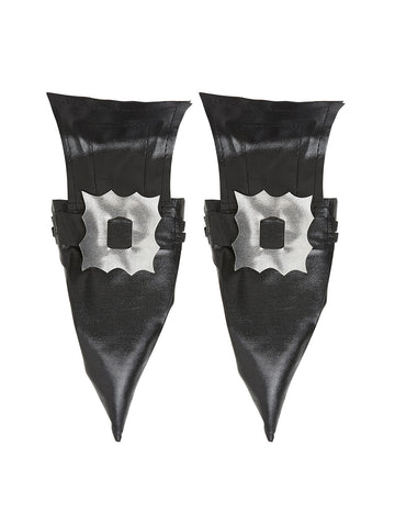 Návleky na boty pro dospělé černé čarodějnice na Halloween