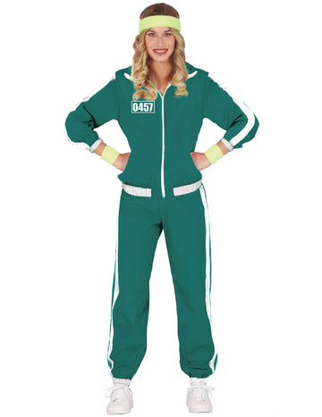 Spielteilnehmer-Trainingsanzug 457 für Damen grün