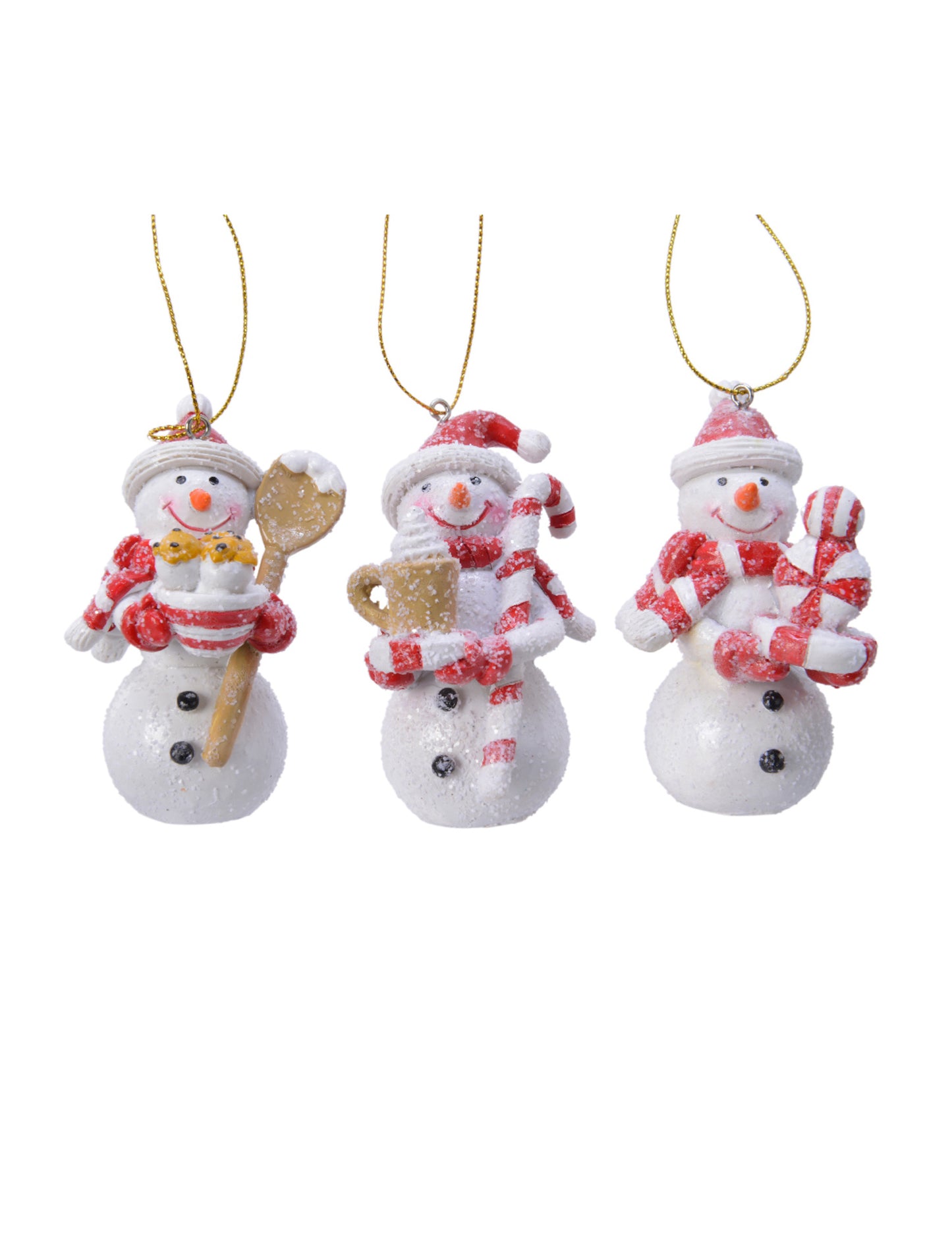 Závěsná dekorace sněhulák 8 cm náhodný model 