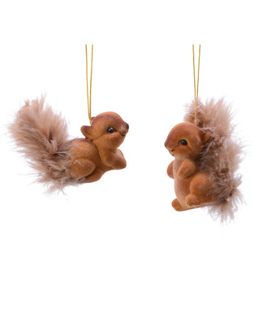 2 věšáky na stromeček Little Squirrel 4 až 6 cm