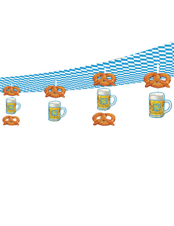 Suspenze piva a preclíků na Oktoberfest