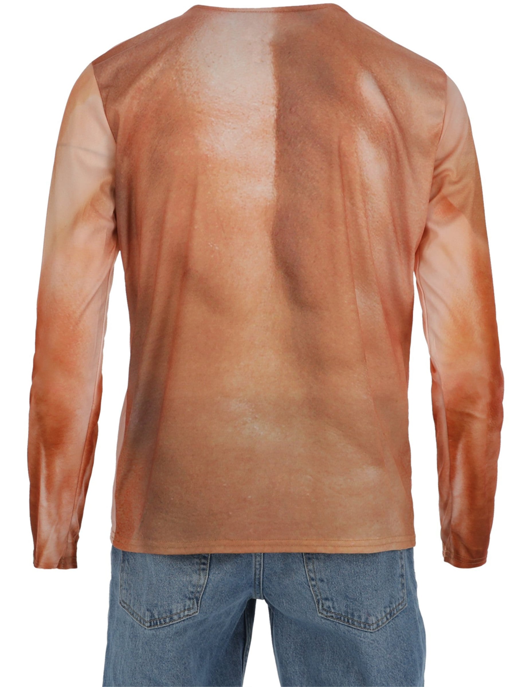 Vue de dos du T-shirt muscles pour adulte