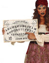 Dřevěná ouija tabule 48 × 32 cm