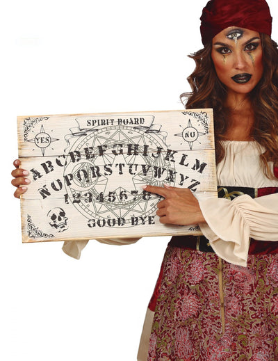 Dřevěná ouija tabule 48 × 32 cm