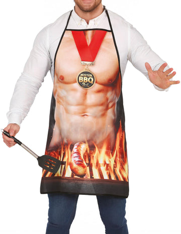 Tablier Mister barbecue coquin adulte