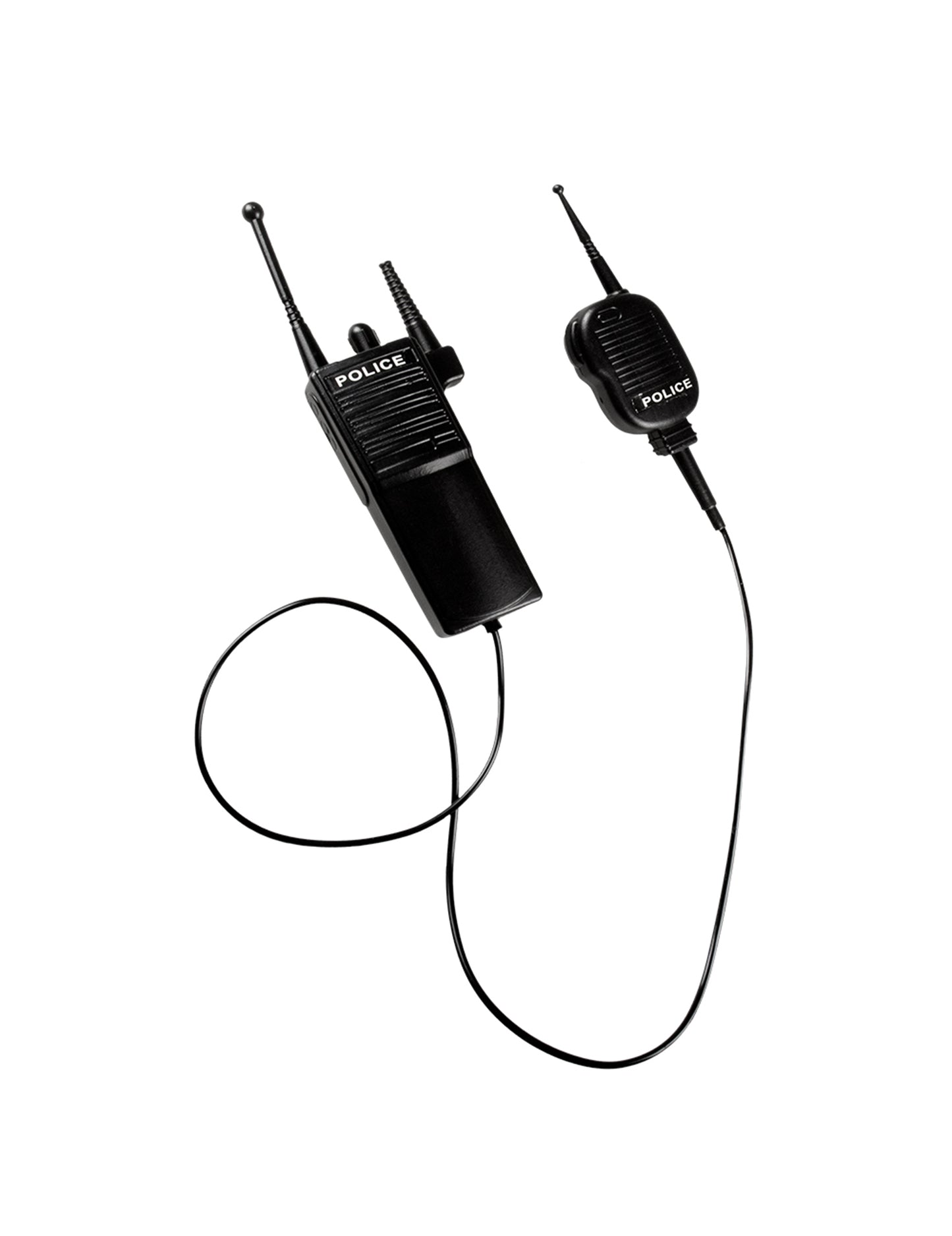 Détail du micro filaire du talkie walkie de policier pour enfant