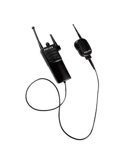 Détail du micro filaire du talkie walkie de policier pour enfant