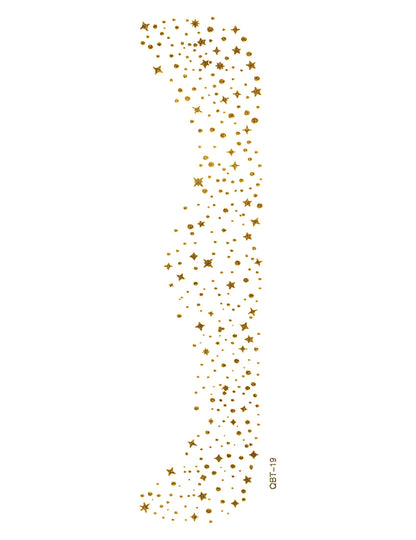 Zlaté tetování pihy 