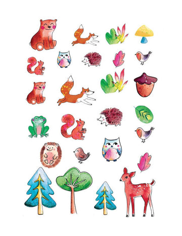 Tatouages animaux de la forêt