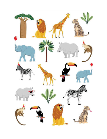 Tetování zvířat se savanou