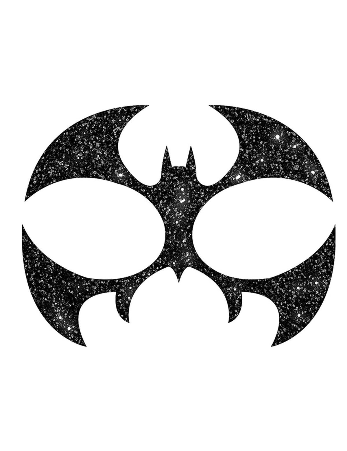 Aperçu du motif des tatouages pailletés chauve-souris