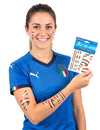 Dočasné tetování italských fanoušků