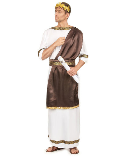 Römisches Paar-Kostüm braun für Erwachsene