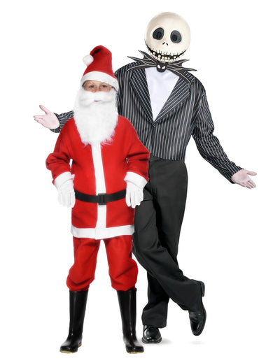 Déguisement de couple Jack Skellington™ et Père Noël parents et enfants